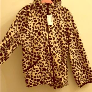 Little girl leopard jacket